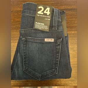 Joe’s Jeans High rise flawless skinny ankle jean dark wash NWT